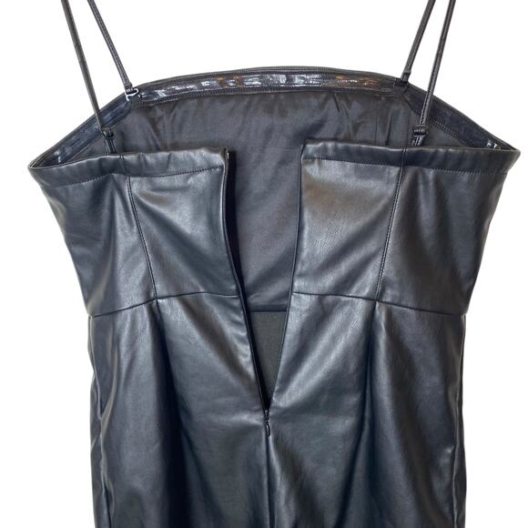 NA-KD Faux Leather Mini Dress - Picture 3 of 4